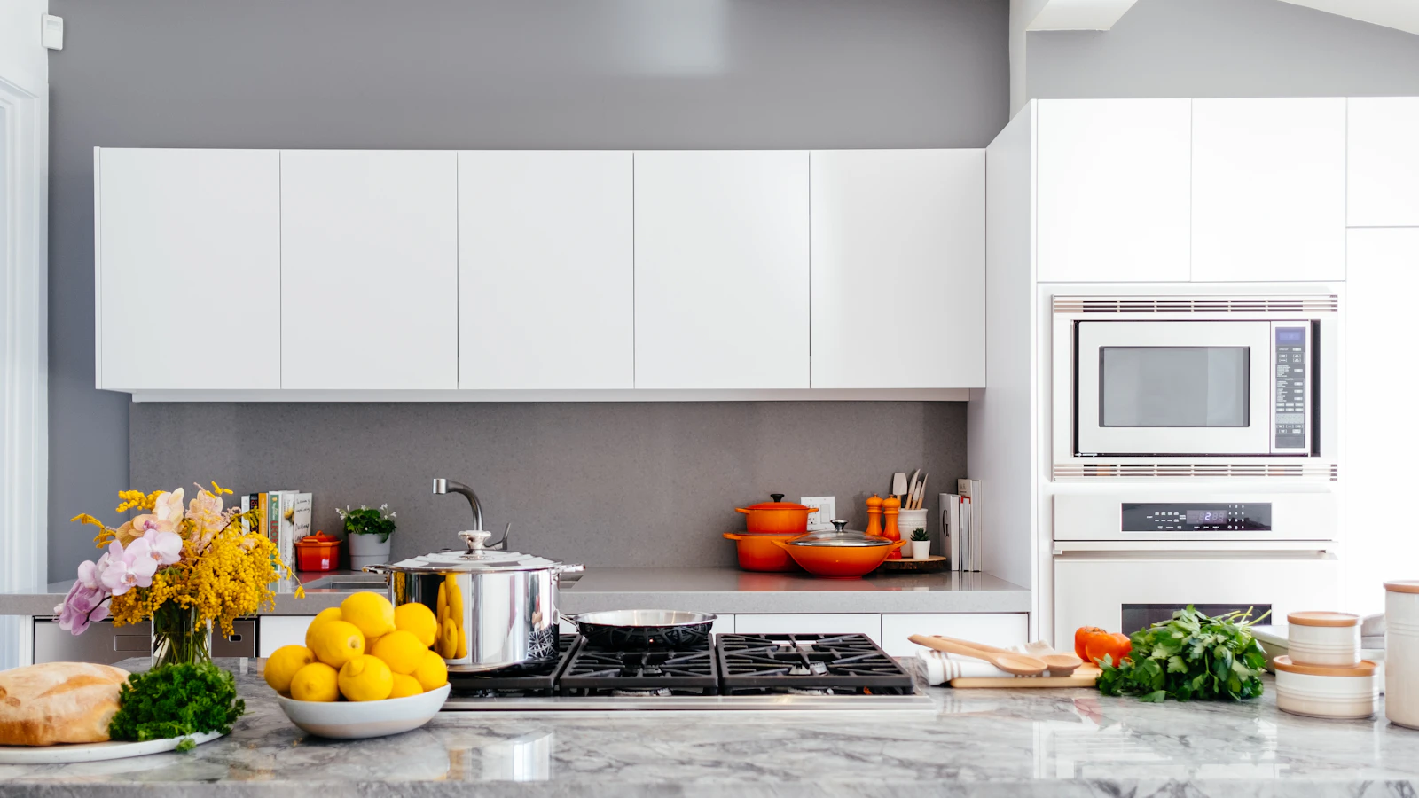 A practical home kitchen prepared for everyday cooking